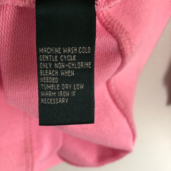Lauren Ralph Lauren Pink 1/4 Sleeve Hoodie - Picture 4 of 5